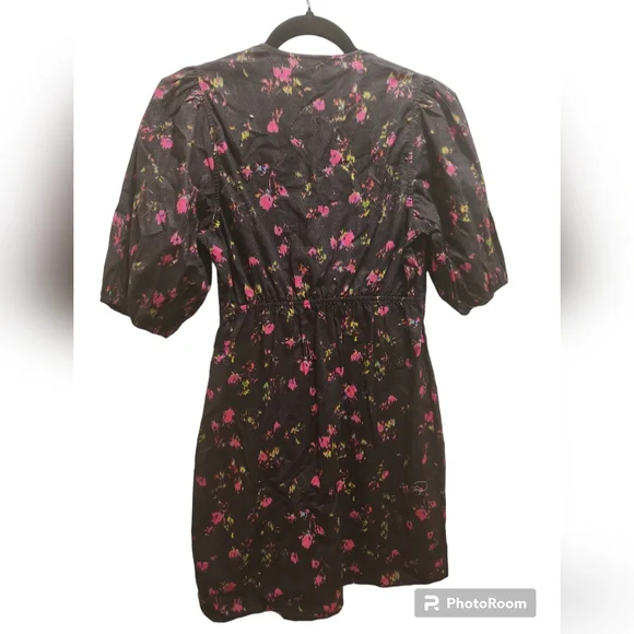 Pam & Gela Neon Ditsy Dress sz Small - Picture 3 of 15